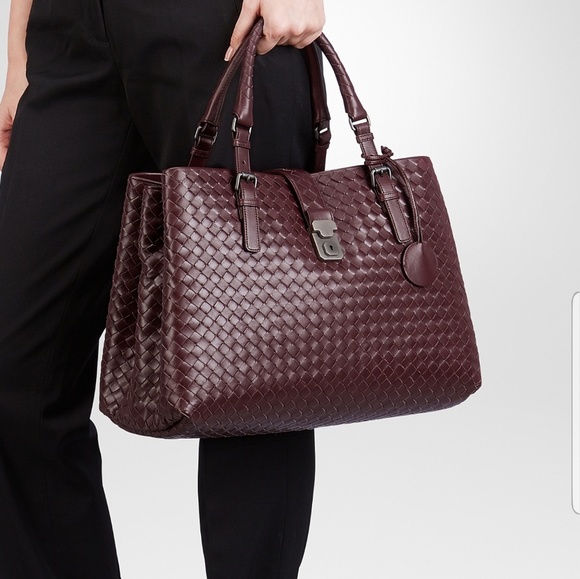 Bottega Veneta Handbags - Large Intrecciato Roma tote by Bottega Veneta
